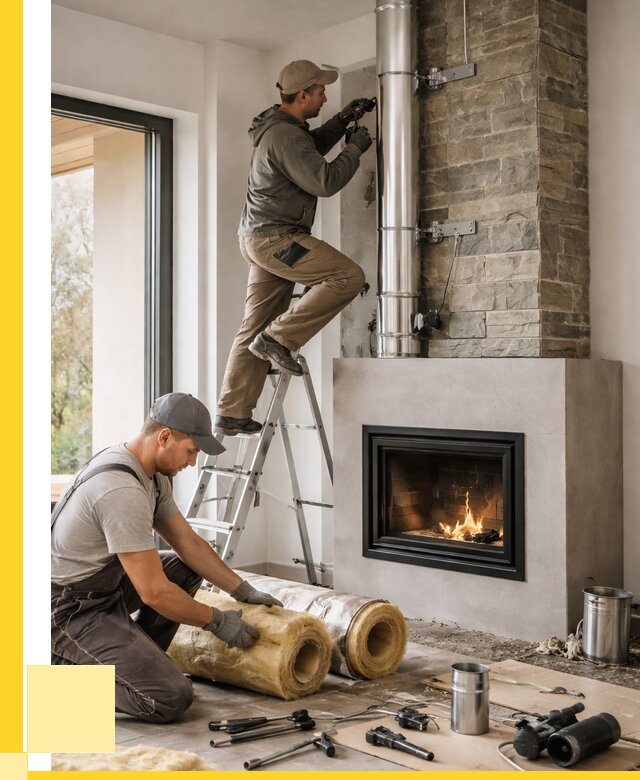 Монтаж дымоходов для каминов в Тихорецке от 15461 р. ЭриданТхр