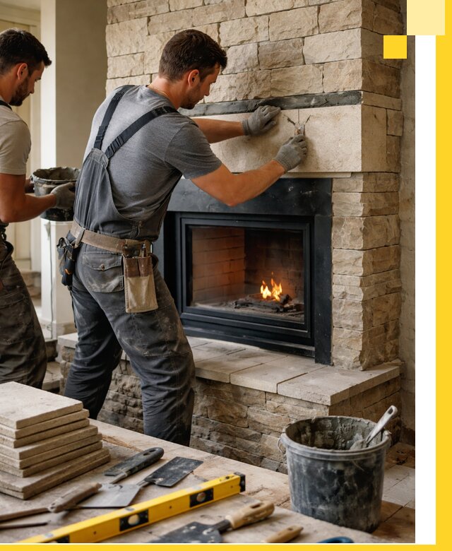 Проектирование и установка открытых каминов в Тихорецке