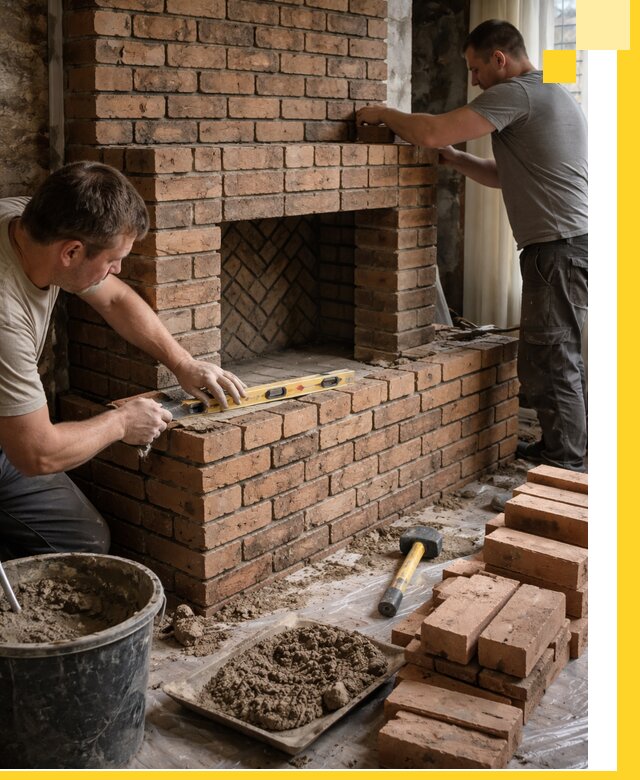 Изготовление и установка кирпичных каминов в Тихорецке