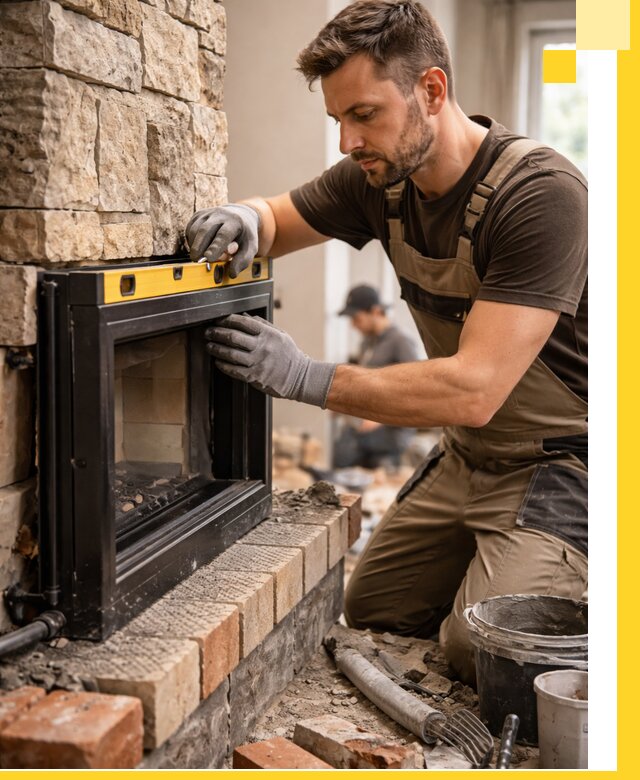 Дровяные камины под ключ в Тихорецке: монтаж, обустройство