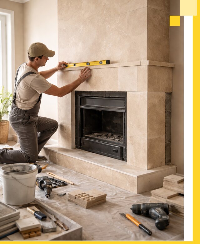 Установка и монтаж каминов в частном доме под ключ в Тихорецке