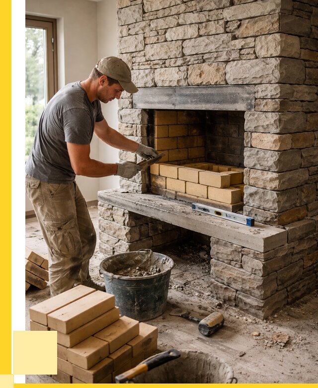 Кладка каминов и камина в Тихорецке от 25768 р. ЭриданТхр