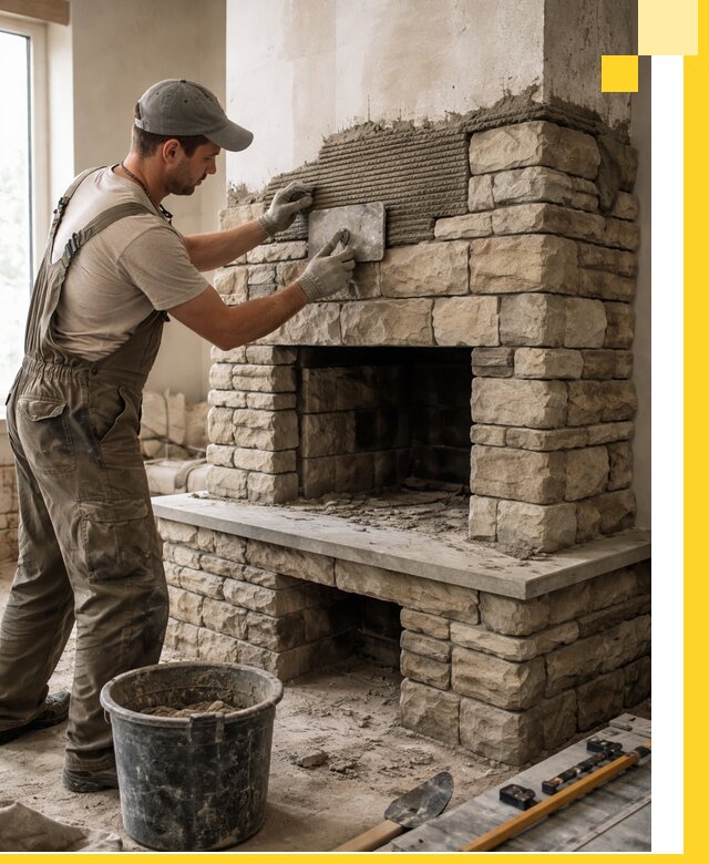 Строительство каминов под ключ в Тихорецке от проектирования до монтажа