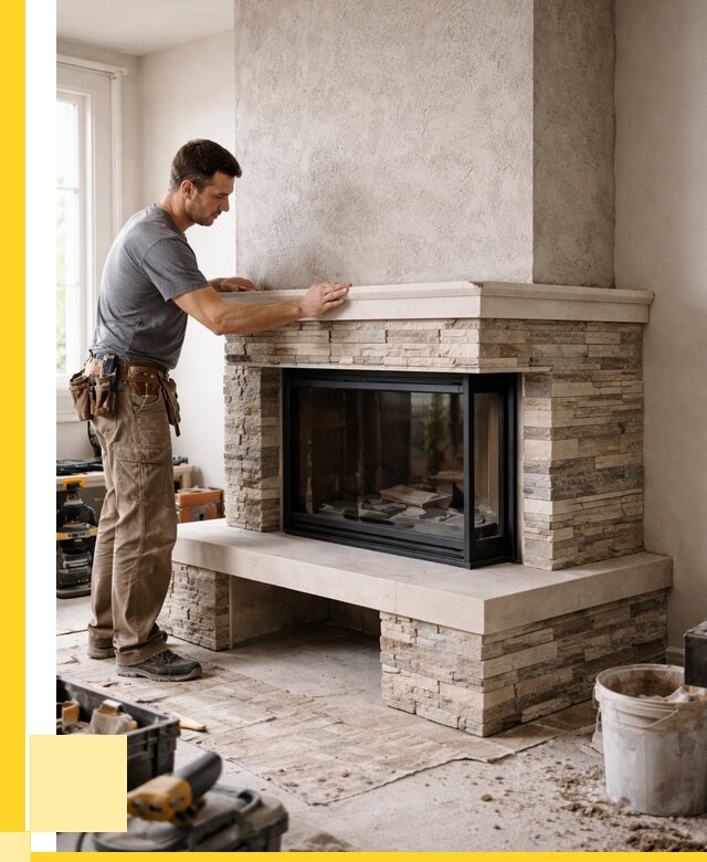 Изготовление каминов под ключ в Тихорецке от 154605 р. | ЭриданТхр