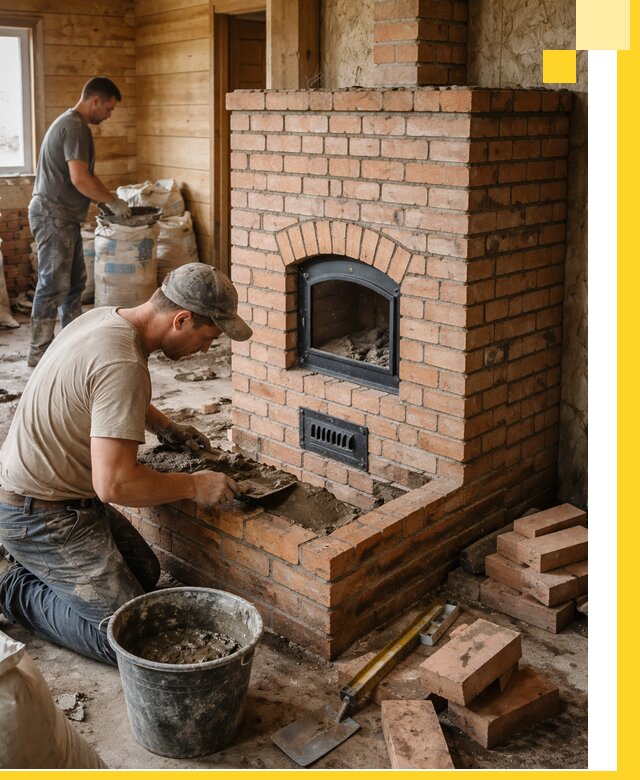 Профессиональное строительство печей в Тихорецке под ключ