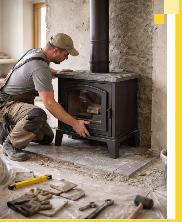 Профессиональный монтаж печей и каминов в Тихорецке под ключ