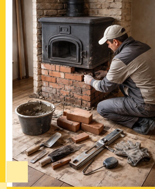 Ремонт печей в Тихорецке от 12368 р., услуги печника ЭриданТхр