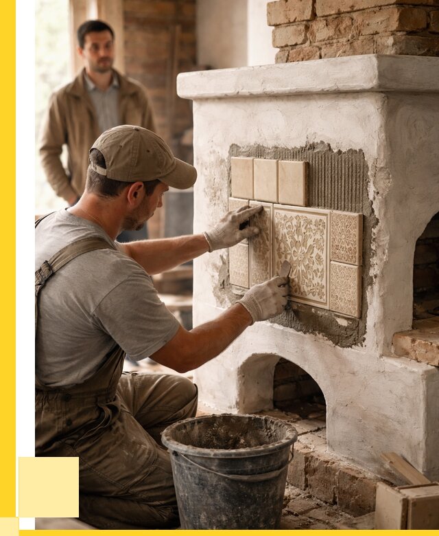 Отделка печей и банных печей в Тихорецке от 36075 р. | ЭриданТхр