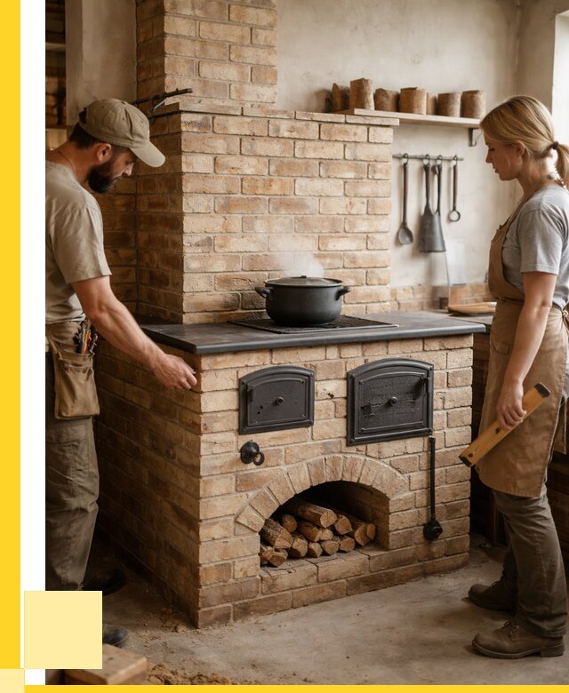 Варочно отопительные печи в Тихорецке от 92763 р. | ЭриданТхр