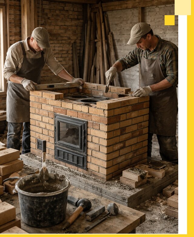 Изготовление и установка варочных печей под ключ в Тихорецке