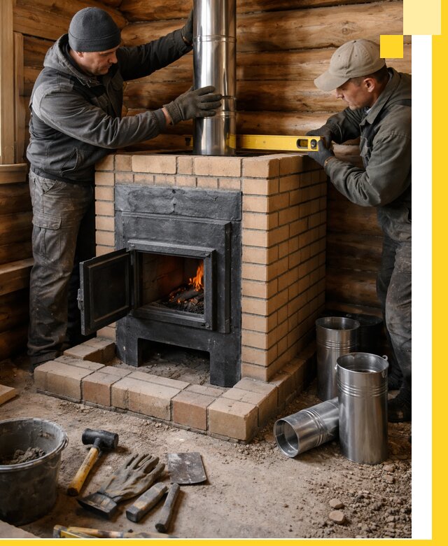 Проектирование, изготовление и установка банных печей в Тихорецке