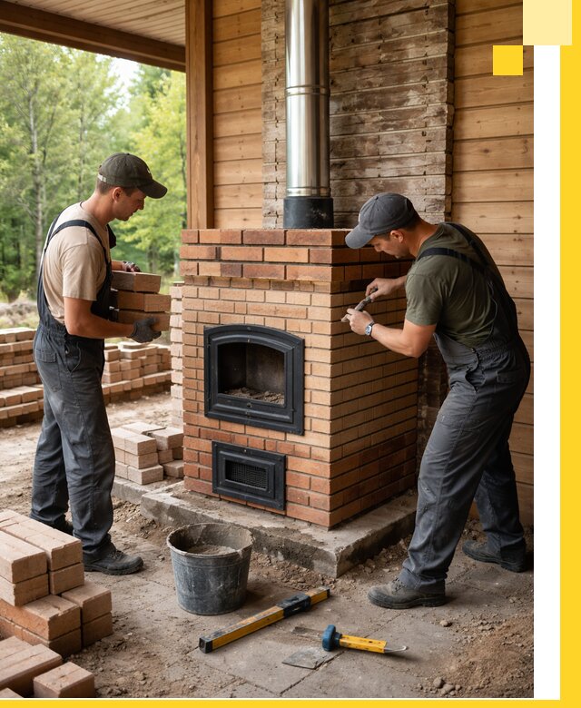 Производство и установка дачных печей под ключ в Тихорецке