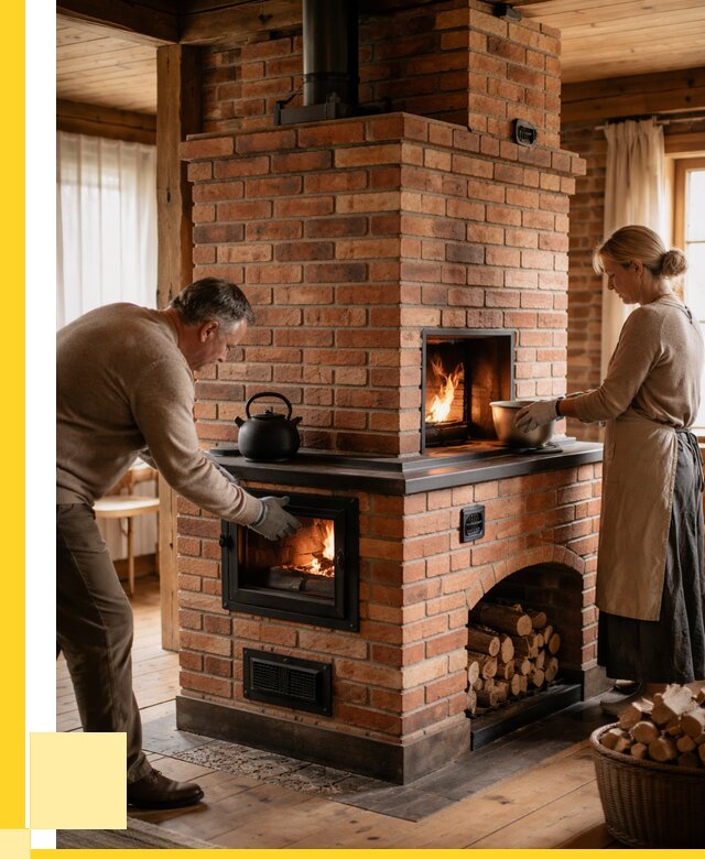 Печи для загородного дома под ключ в Тихорецке от 82456 р. | ЭриданТхр