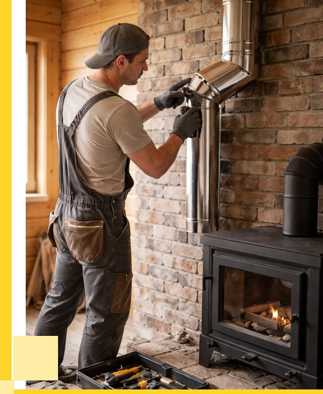 Монтаж дымоходов для печей в Тихорецке от 7730 р. | ЭриданТхр