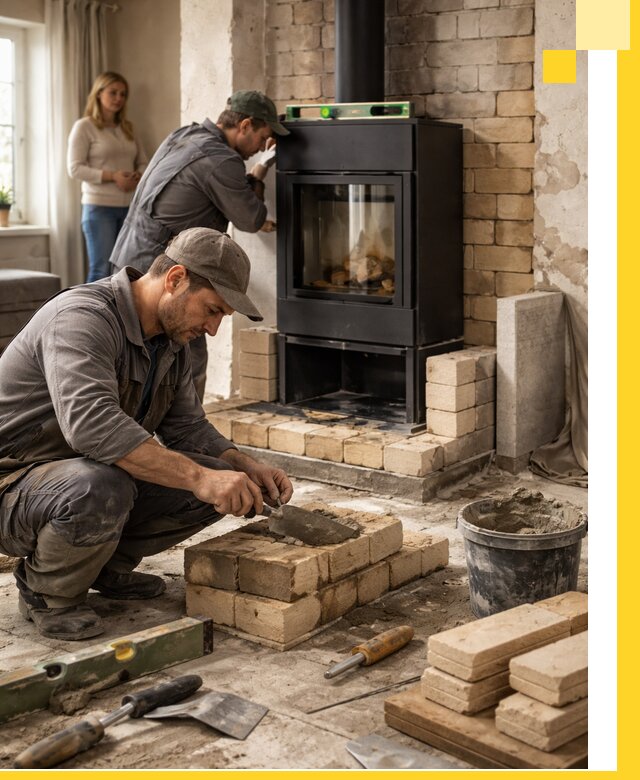 Печи и камины под ключ: проект, установка в Тихорецке