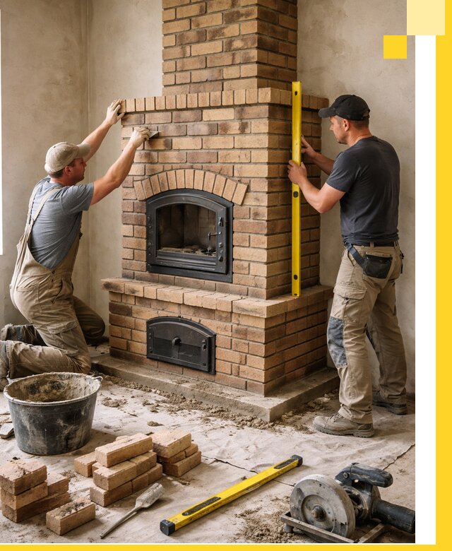 Продажа и установка печей и каминов для дома под ключ в Тихорецке