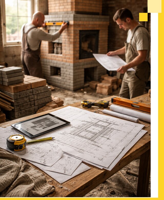 Проекты печей и каминов с индивидуальным дизайном в Тихорецке