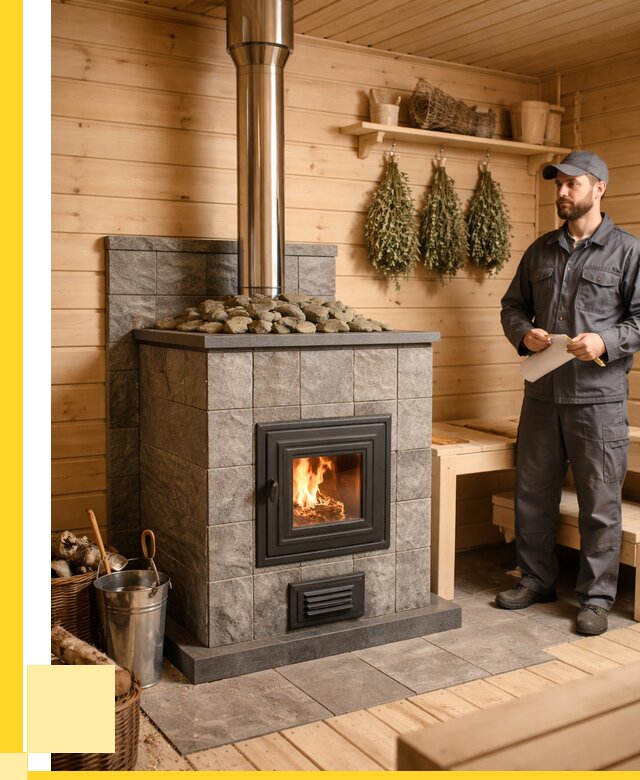 Печи для бани под ключ в Тихорецке от 123684 р. | ЭриданТхр