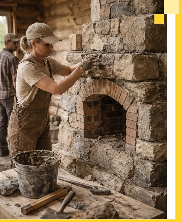 Каменные печи на заказ и монтаж в Тихорецке, долговечные решения