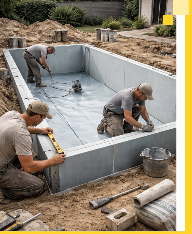 Профессиональный монтаж бассейнов под ключ в Тихорецке с гарантией