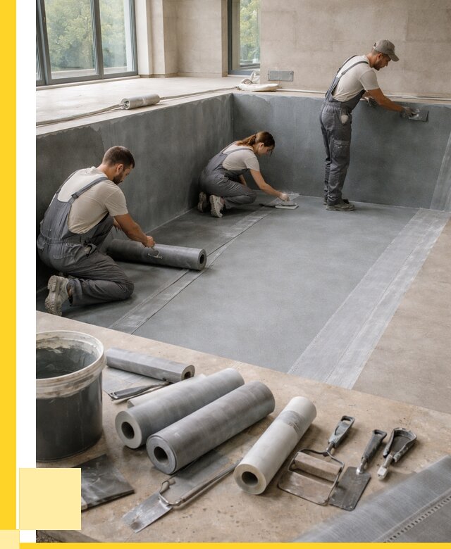 Гидроизоляция бассейнов в Тихорецке от 2061 р., ЭриданТхр