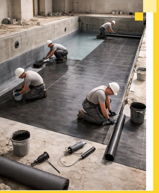 Профессиональная гидроизоляция бассейнов и чаш в Тихорецке под ключ