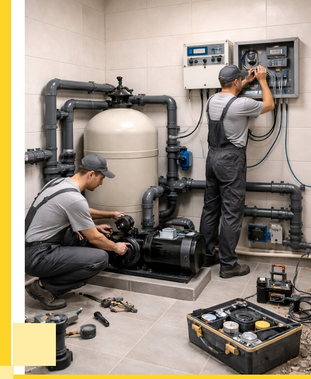 Монтаж оборудования для бассейнов в Тихорецке от 41228 р. | ЭриданТхр