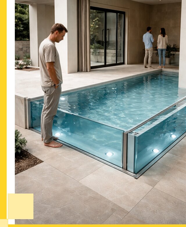 Стеклянные бассейны в Тихорецке от 1236840 р. | ЭриданТхр — мозаика