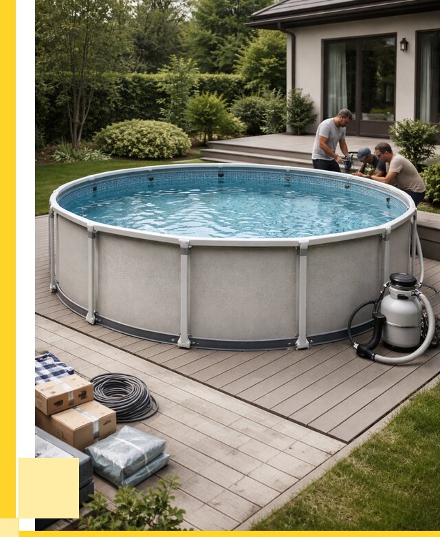 Купить каркасные бассейны в Тихорецке от 46382 р. | ЭриданТхр