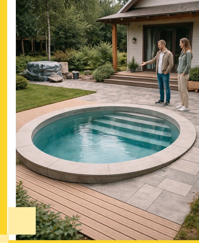 Бассейн на даче под ключ в Тихорецке от 206140 р., ЭриданТхр