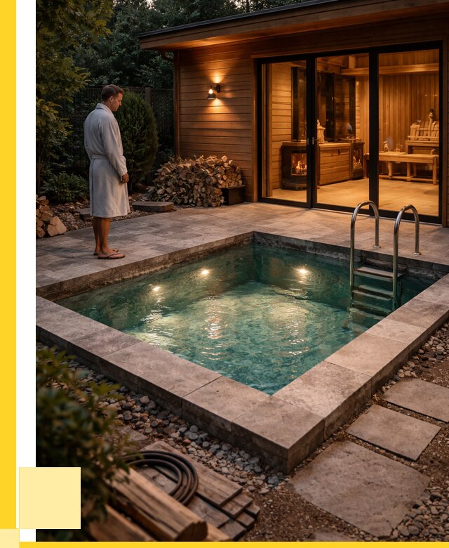 Бани с бассейном под ключ в Тихорецке от 97917 р. | ЭриданТхр