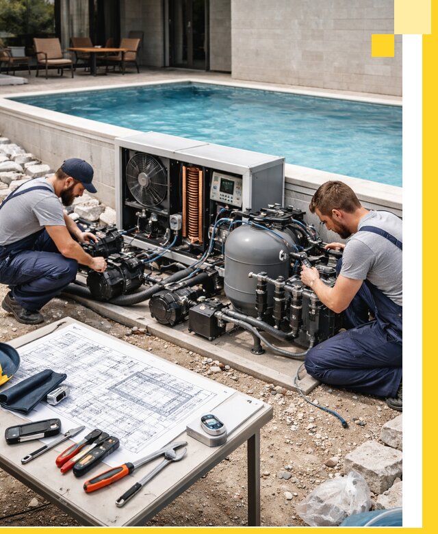 Проектирование и монтаж бассейнов с подогревом в Тихорецке