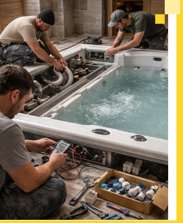 Гидромассажные бассейны под ключ в Тихорецке, дизайн и монтаж