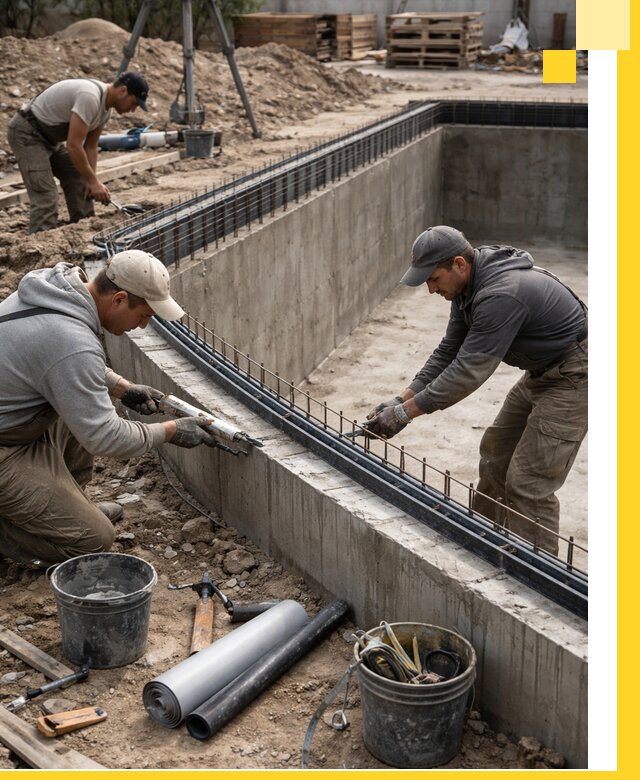 Качественный монтаж чаши бассейна в Тихорецке под ключ с гарантией