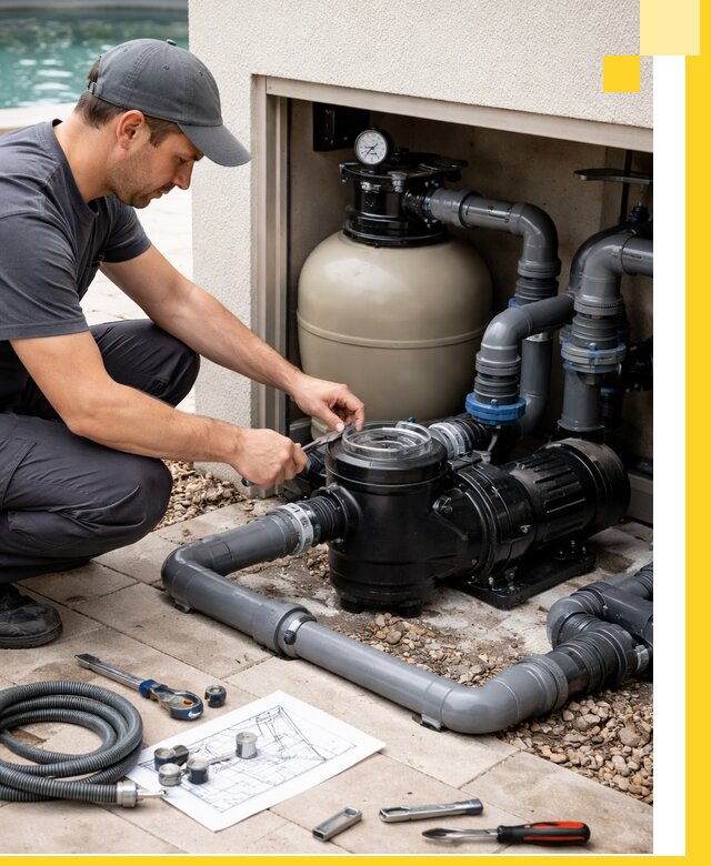 Поставка, монтаж и сервис насосов для бассейнов в Тихорецке