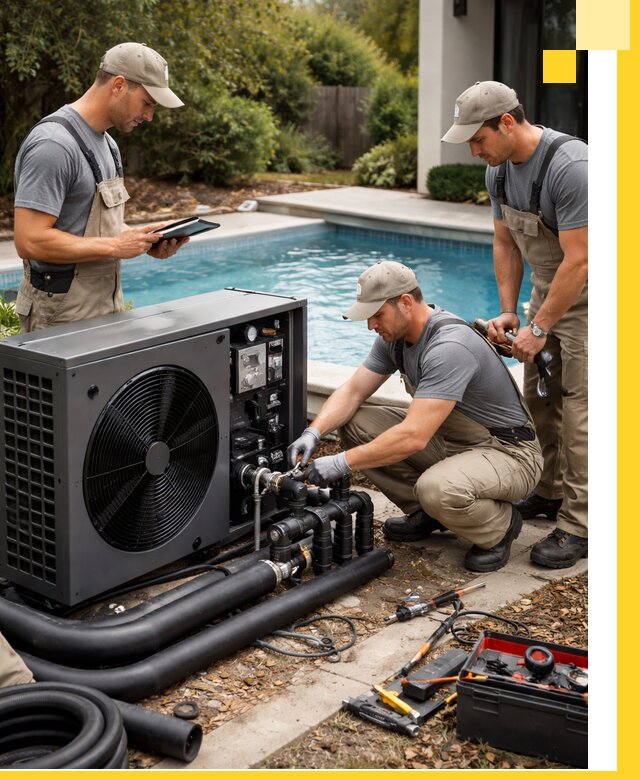 Проектирование и установка тепловых насосов для бассейнов в Тихорецке