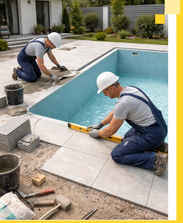 Строительство и монтаж плавательных бассейнов под ключ в Тихорецке