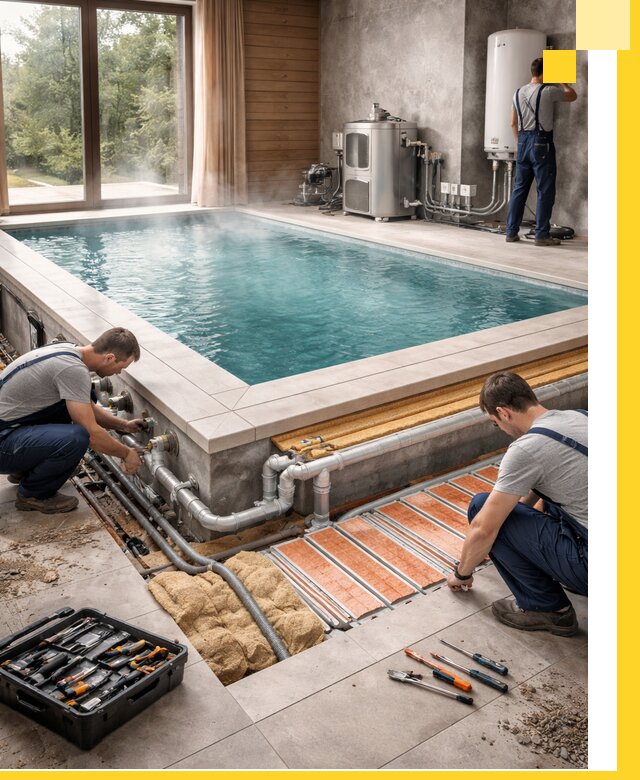 Проектирование и строительство тёплых бассейнов в Тихорецке