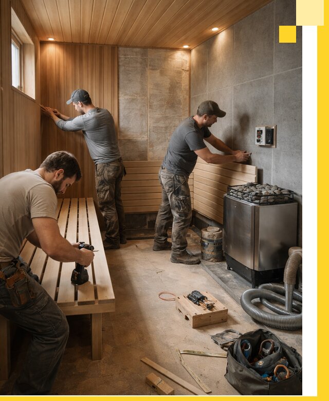 Сауны под ключ в Тихорецке, проектирование, строительство, отделка