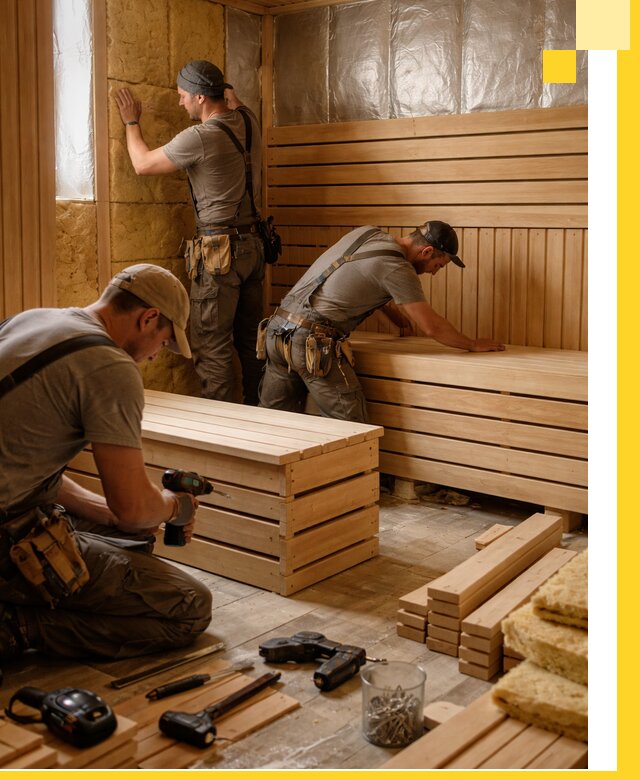 Профессиональное строительство саун под ключ в Тихорецке