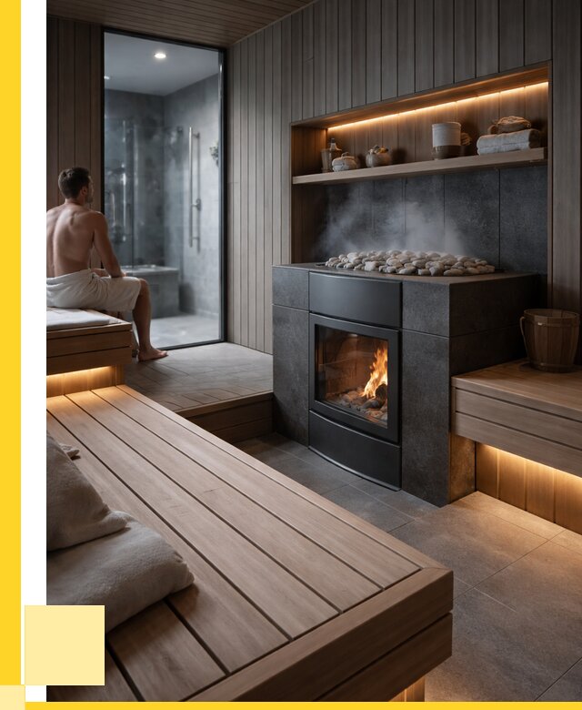 Проект сауны в частном доме в Тихорецке от 36075 р. | ЭриданТхр