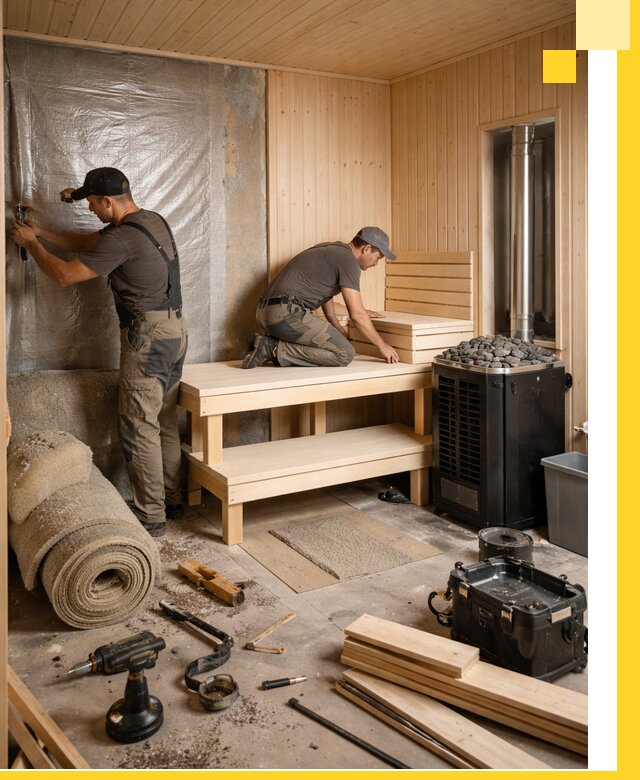 Проекты саун под ключ в Тихорецке дизайн и строительство