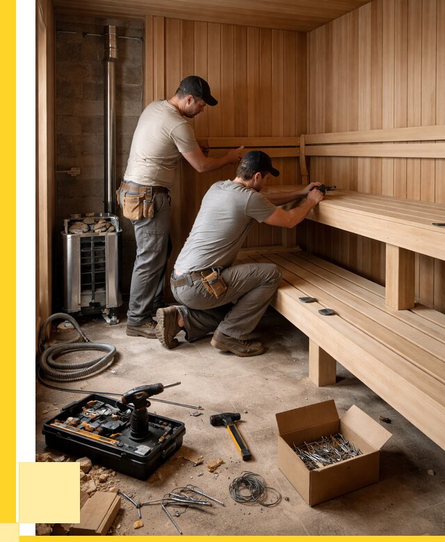 Монтаж саун под ключ в Тихорецке от 123684 р. | ЭриданТхр