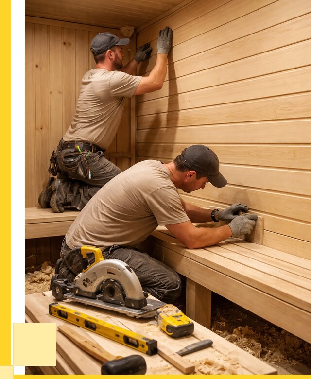 Обшивка саун вагонкой в Тихорецке от 2577 р. | ЭриданТхр