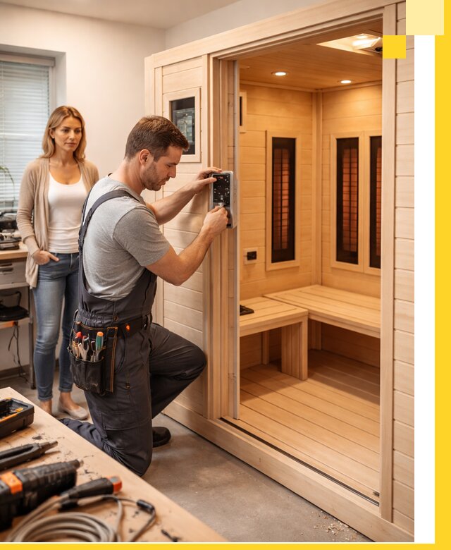 Инфракрасные сауны под ключ в Тихорецке продажа и установка