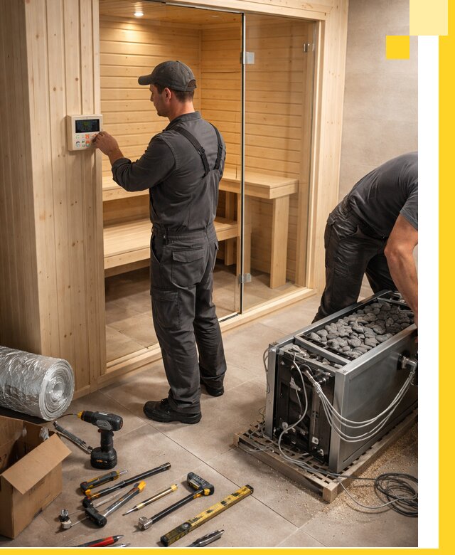 Поставка, установка и монтаж электрических саун в Тихорецке