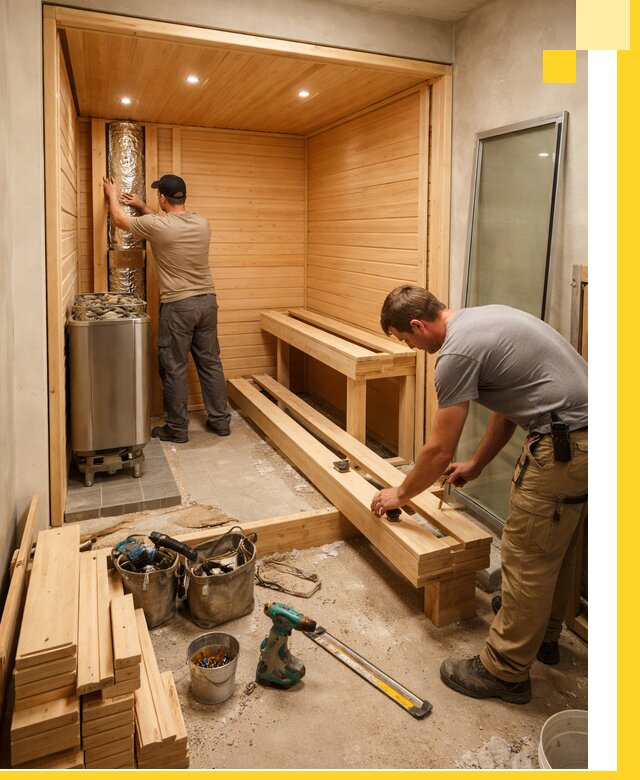 Проектирование и установка домашних саун под ключ в Тихорецке