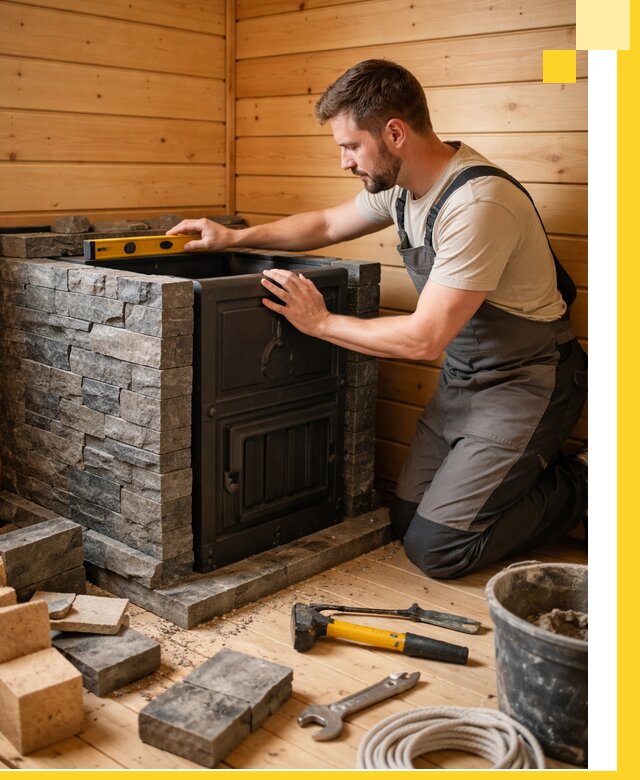 Производство и установка печей для саун под ключ в Тихорецке