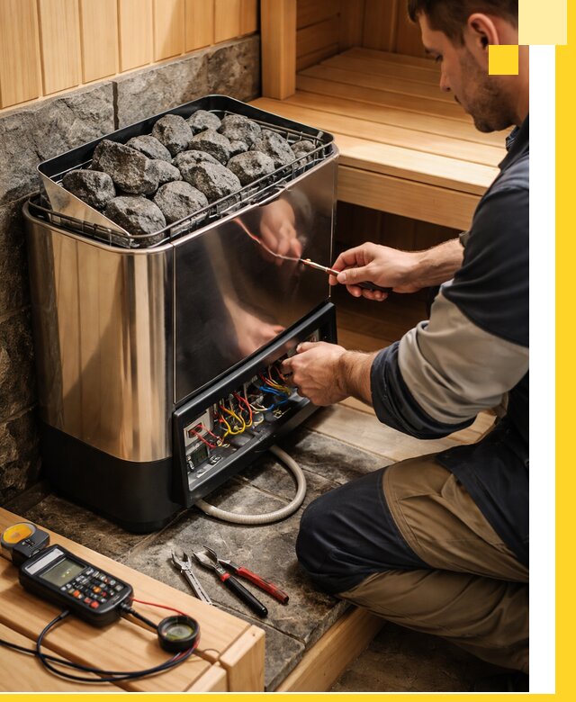 Продажа и установка электрокаменок для саун в Тихорецке