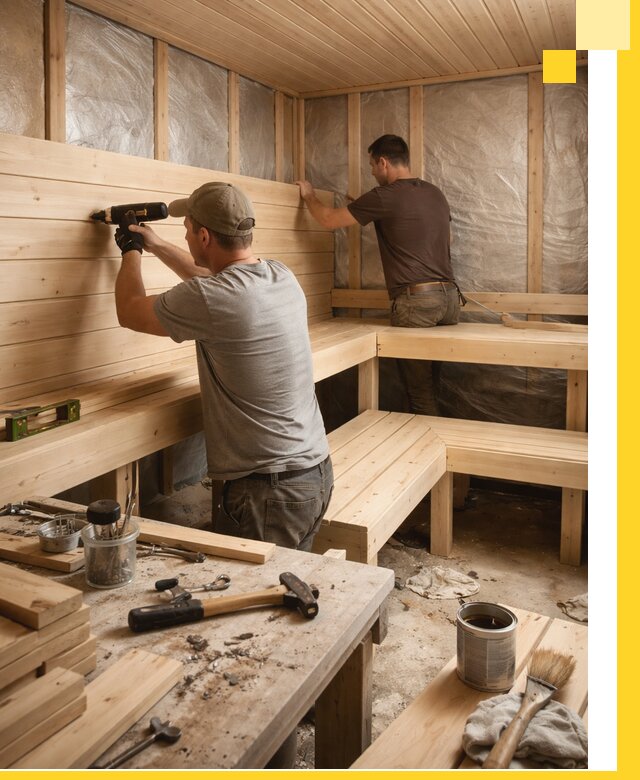 Профессиональная отделка бань и саун под ключ в Тихорецке